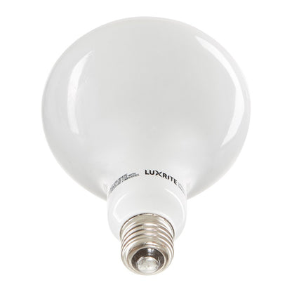 Luxrite LED BR40 Reflector Light Bulb, 14W, 1100 Lumens, 3500K - Natural, 80 CRI, Frosted White Finish, Dimmable (LR31822)