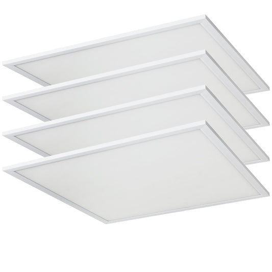 Sunlite LED Light Panel, 2x2 Feet, 40 Watt, 6500K Daylight, 4130 Lumens, Dimmable, 50,000 Hour Average Life Span, 4 Pack