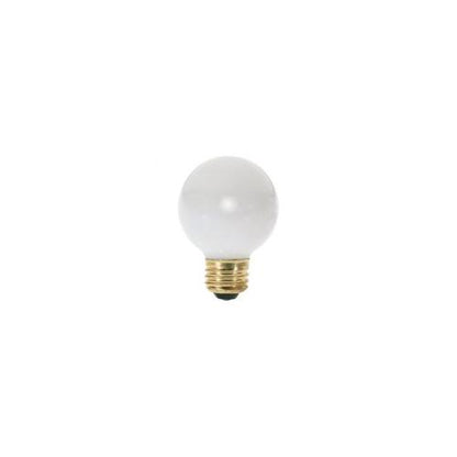 Bulbrite 25G16ECL 25 Watt Incandescent G16.5 Globe, Medium Base, Clear