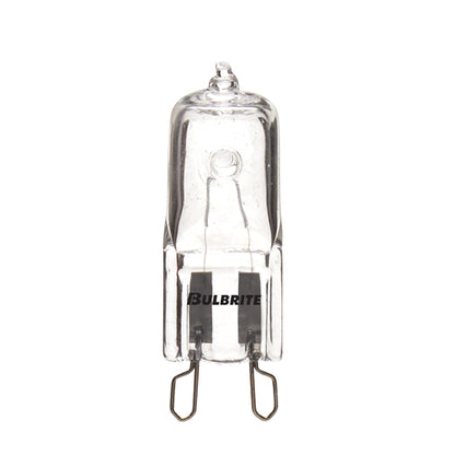 Bulbrite Q20G9/120 20 Watt Dimmable Halogen JC T4 Capsule Bulb, 120 Volt, Flat Pin G9 Base, Clear