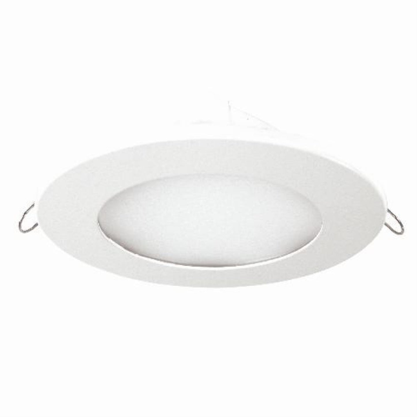 Sunlite LED 6" Round Panel Fixture, 12 Watt, White Trim, Warm White