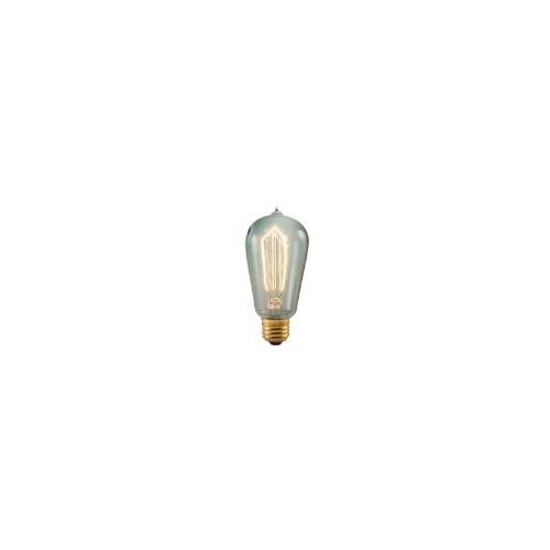 Bulbrite NOS40-1890/SMK-6PK 40 Watt Nostalgic Edison ST18 Bulb, Vintage Hairpin Filament, Medium Base, Smoke Finish, 6 Pack