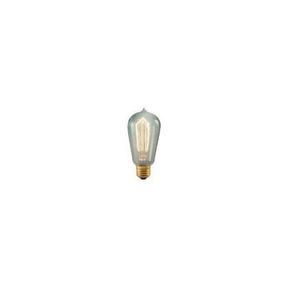 Bulbrite NOS40-1890/SMK-6PK 40 Watt Nostalgic Edison ST18 Bulb, Vintage Hairpin Filament, Medium Base, Smoke Finish, 6 Pack