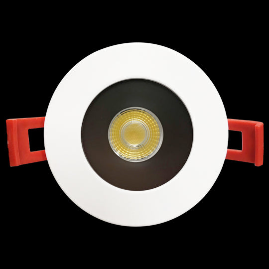 Luxrite 2" Regressed Interchangeable Canless Spotlight Bronze Finish Reflector , Pack of 7(LR23422)