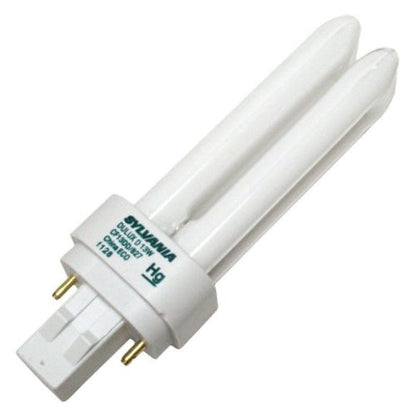Sylvania 20480 - CF13DD/827/ECO/BL/1 Double Tube 2 Pin Base Compact Fluorescent Light Bulb