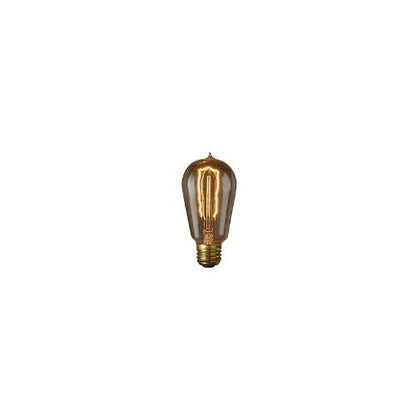 Bulbrite NOS40-1890-6PK 40 Watt Nostalgic Incandescent Edison ST18, Hairpin Filament,Medium Base, Antique, 6-Pack