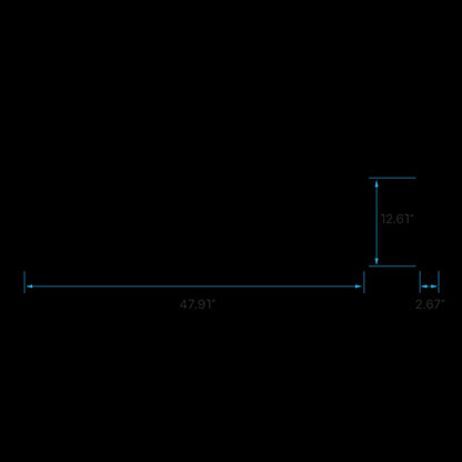 Luxrite 1X4 Panel Surface Kit, White Finish, Pack of 2 (LR24097)