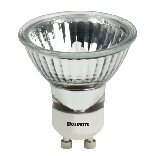 Bulbrite FMW/GU10 35 Watt Dimmable Halogen Lensed MR16 Bulb, Twist and Lock GU10 Base, Clear