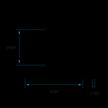 Luxrite 2" Regressed Interchangeable Canless Spotlight Square Chrome Trim, Pack of 5(LR23450)