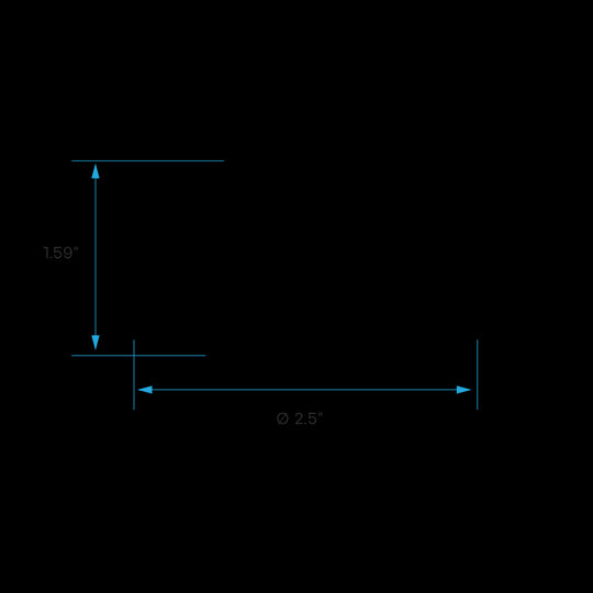 Luxrite LED 2" Round Gimbal Canless Spotlight, 5W, 400 Lumens, Color Selectable - 2700K/3000K/3500K/4000K/5000K, 80 CRI, White Finish, Dimmable, Pack of 2 (LR23236)