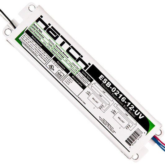 Electronic Sign Ballast - 2-16 ft. Total Lamp Length - (1-2 Lamps) 120/277 Volt - Hatch ESB-0216-12-UV