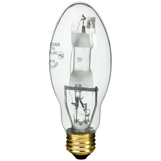 SYLVANIA 64479 - 175 Watt - ED17 - Metal Halide Unprotected Arc Tube - 4000K - ANSI M57/E - Medium Base - Universal Burn - MH175/U/M