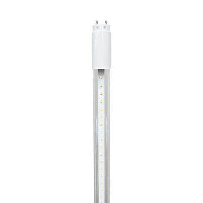 Luxrite LED 4' T8 3 Way Universal Clear Light Tube, G13 Base, 13W, 1900 Lumens, 3000K - Soft White, 83 CRI, Clear Finish, Pack of 5  (LR34195)