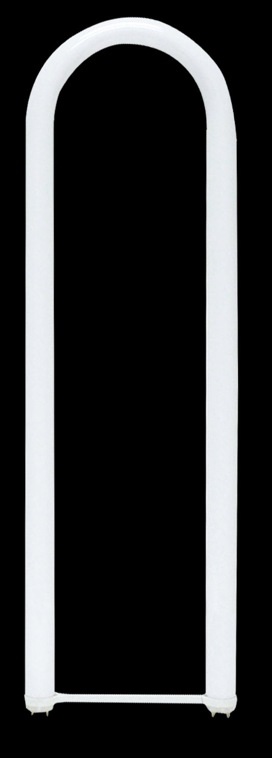 Luxrite LED T8 U6 U-Bend Universal 3 Way Tube Light, 18W, 2150 Lumens, 3000K - Soft White, 83 CRI, White Finish, Dimmable, Pack of 2 (LR23510)