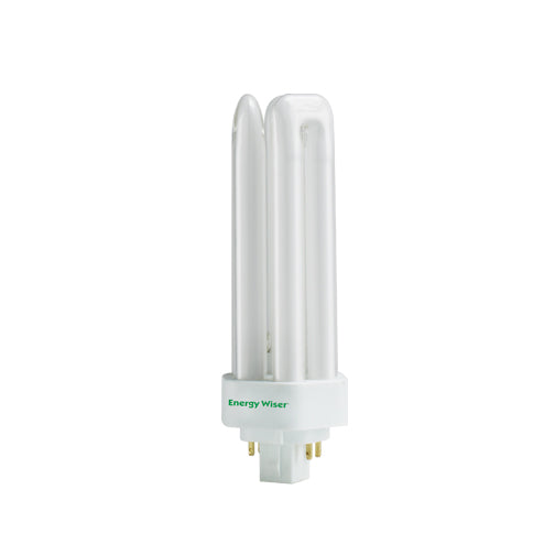 Bulbrite CF32T830/E 32 Watt Dimmable Compact Fluorescent T4 Triple Tube, 4-Pin GX24Q-3 Base, Soft White