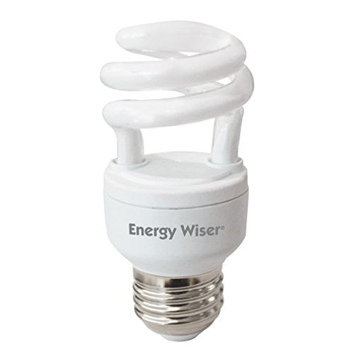 Bulbrite CF5WW/LM 5 Watt Low Mercury Compact Fluorescent T2 Coil, Medium Base, Warm White, 25 Watt Equivalent