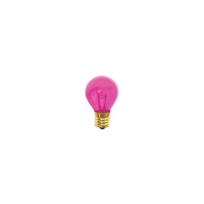 Bulbrite 10S11TP 10W Dimmable S11 Night Light Replacement Bulb, Intermediate Base, Transparent Pink