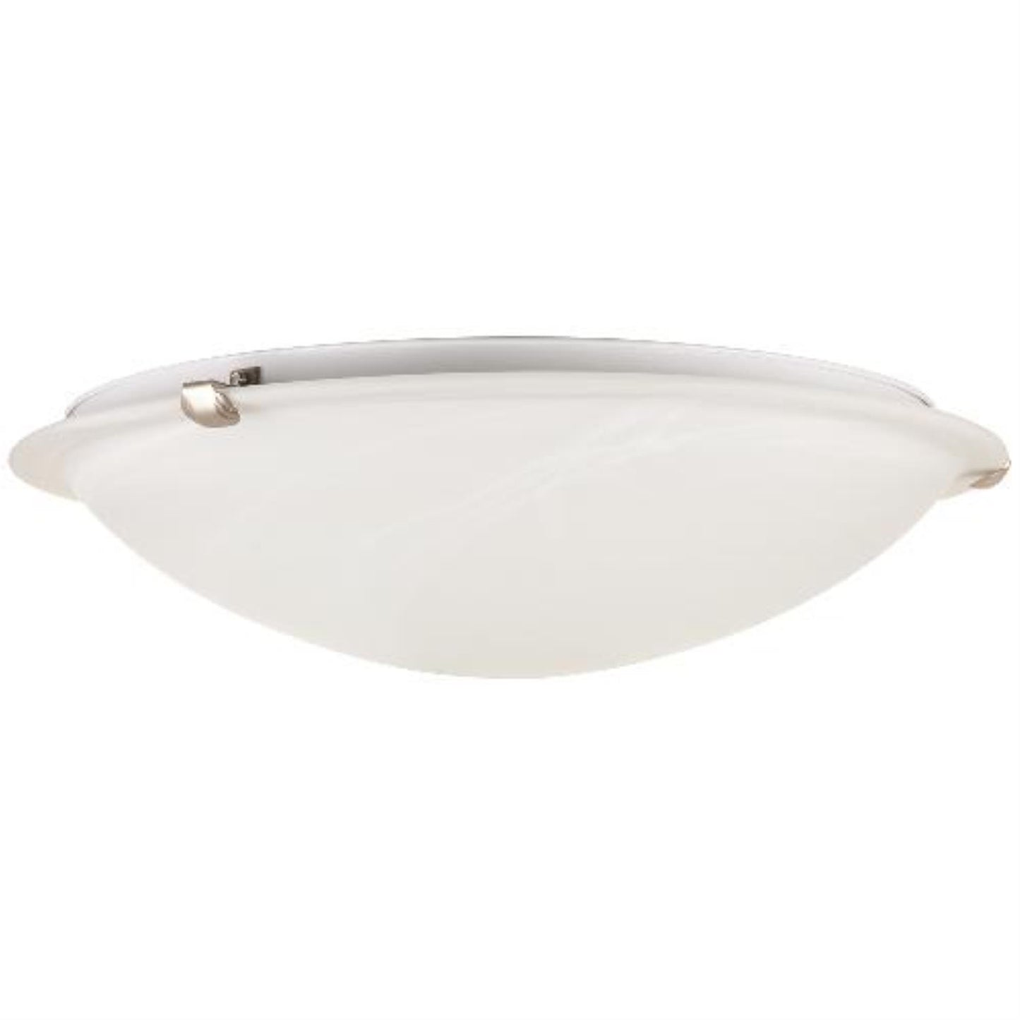 19.75" Energy Saving Decorative Bracket Style Fixture, White Finish, Alabaster Glass