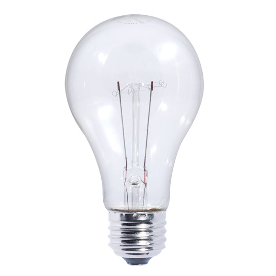 Bulbrite Pack of (50) 25 Watt Dimmable Clear A19 Incandescent Light Bulbs with Medium (E26) Base, 2700K Warm White Light