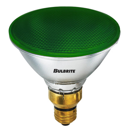 Bulbrite H90PAR38G 90 Watt Dimmable Colored Light Halogen PAR38, Medium Base, Green