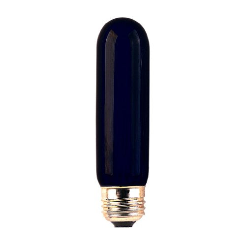 Bulbrite 40T10BL-10PK 40 Watt Incandescent Black Light T10 Tube, Medium Base, 10-Pack