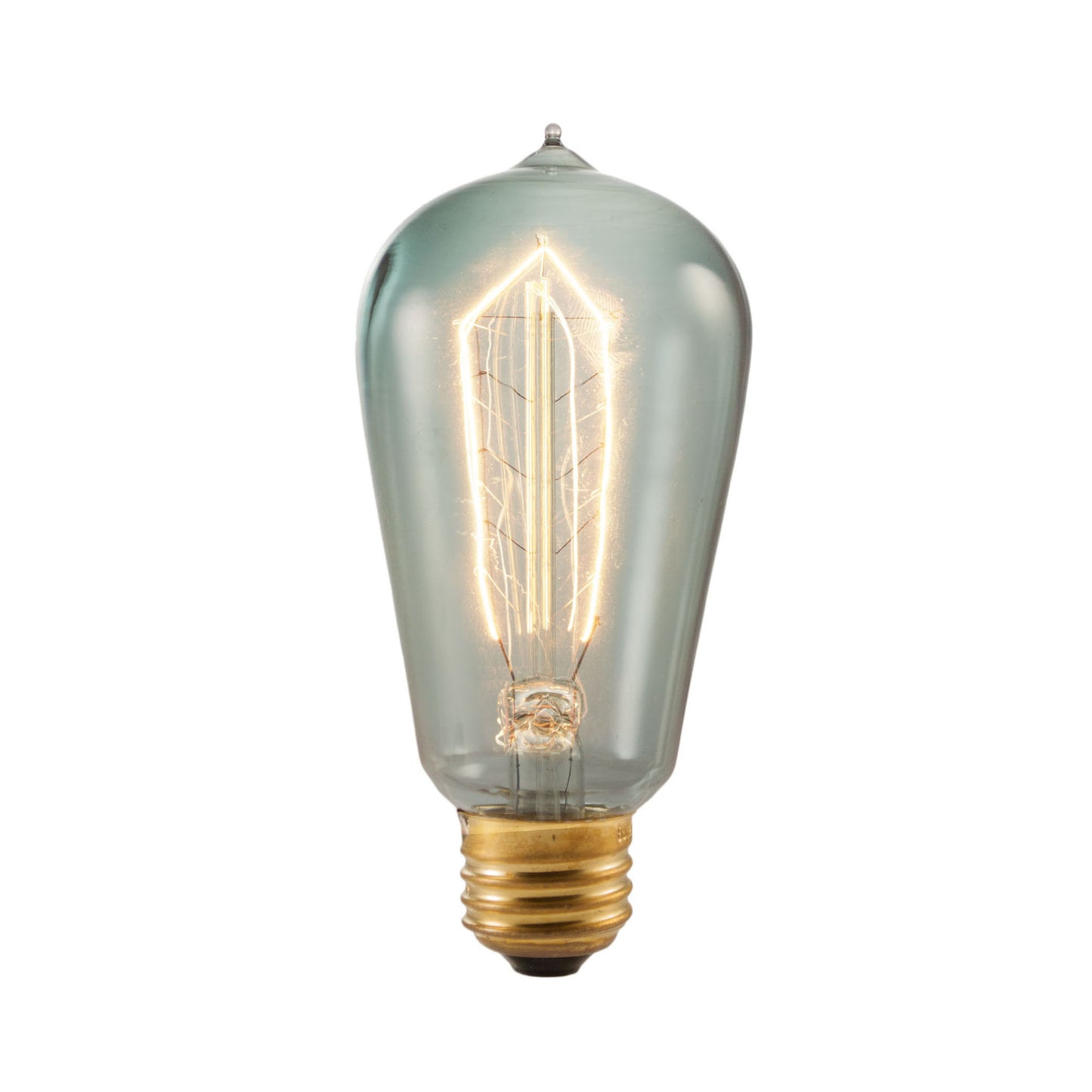 Bulbrite NOS40-1890/SMK 40 Watt Nostalgic Edison ST18 Bulb, Vintage Hairpin Filament, Medium Base, Smoke Finish