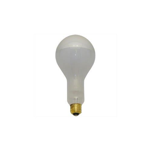 Bulbrite 200PS30F/SB 200 Watt Incandescent Half Chrome PS30 Bulb, Medium Base, Silver Bowl Frost