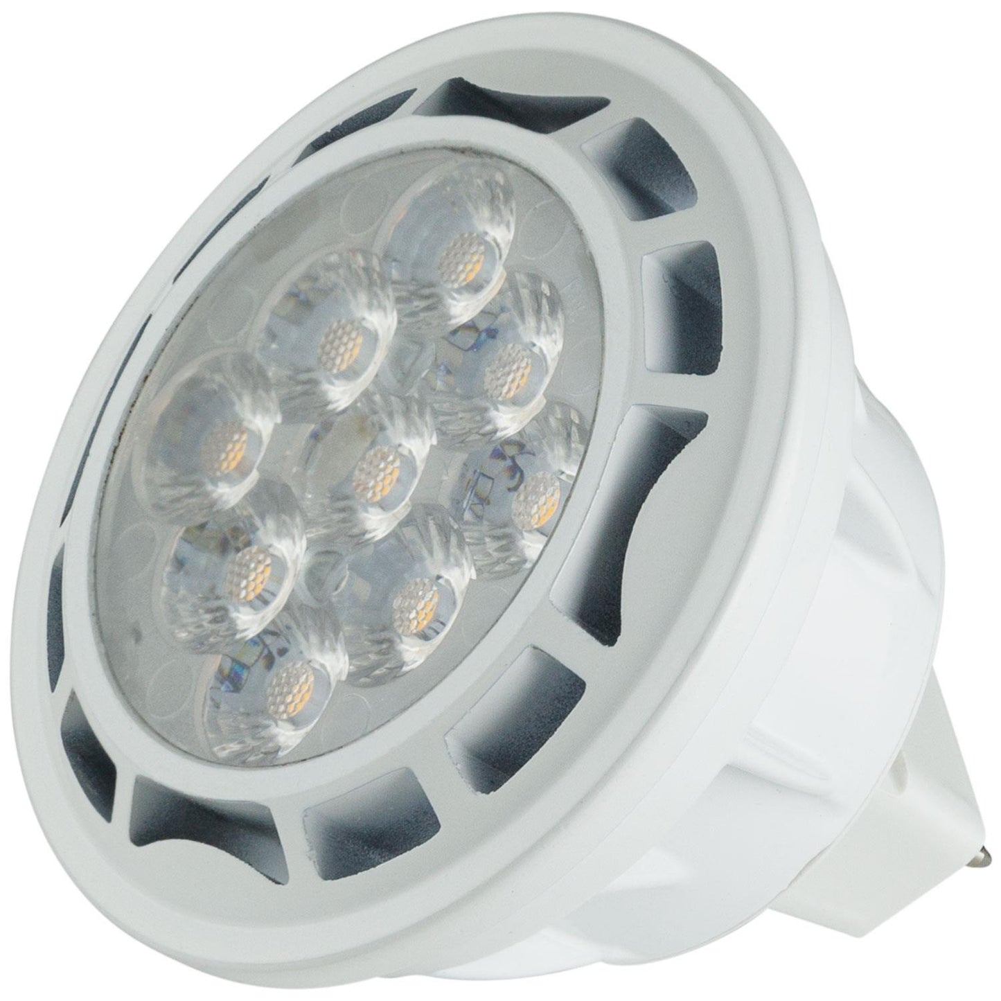 Sunlite LED MR16 Mini Reflector 7W (50W Equivalent) Light Bulb (GU5.3) Base, Warm White