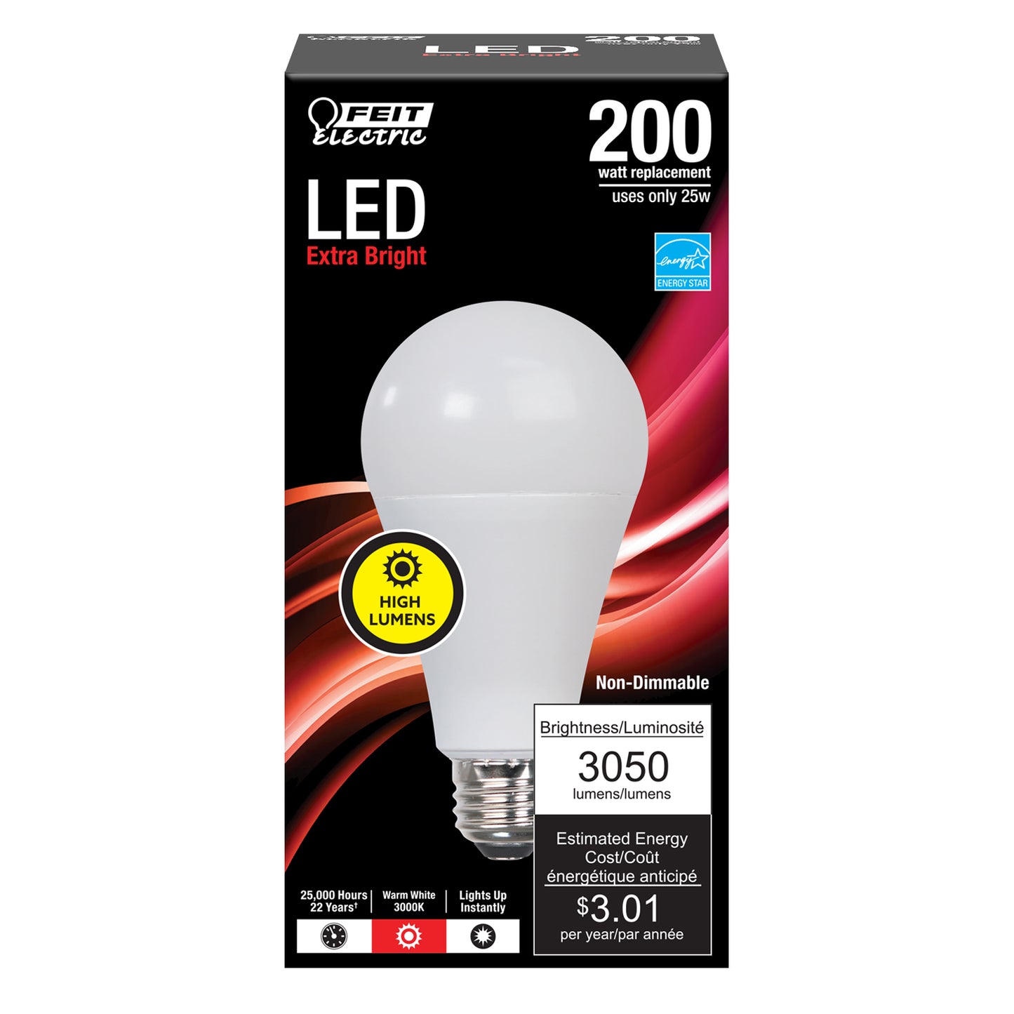 3050 Lumen 3000K Non-Dimmable LED