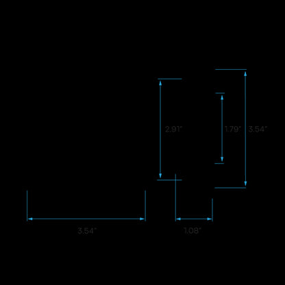 Luxrite LED 3" Mini Panel Square Smooth Canless Wafer Spotlight, 8W, 540 Lumens, Color Selectable - 2700K/3000K/3500K/4000K/5000K, 80 CRI, White Finish, Dimmable, Pack of 3 (LR23754)