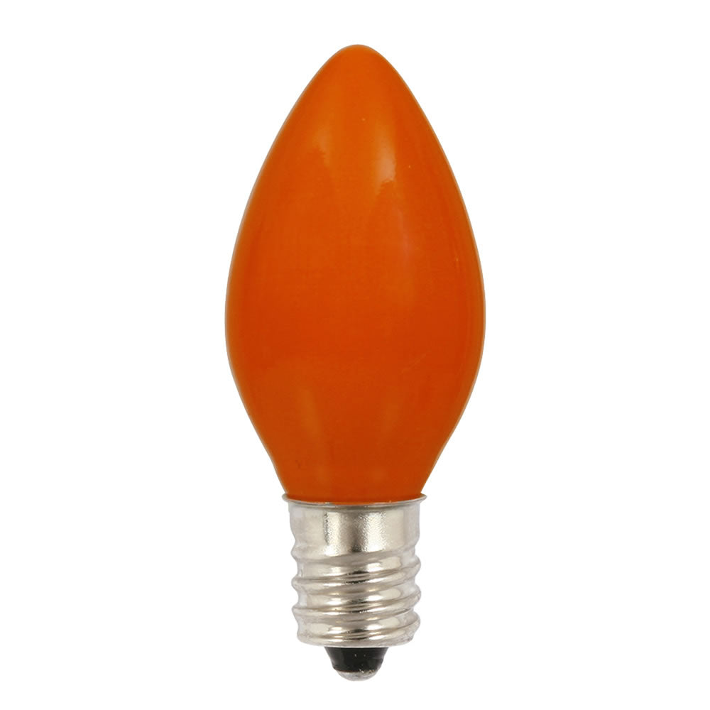 Vickerman C7 Ceramic Orange Replacement Bulb, 130 Volt, 5 Watt, UL, 75 Pack