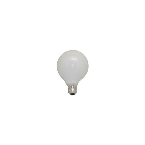 Bulbrite 25G30WH 25 Watt Incandescent G30 Globe, Medium Base, White