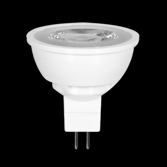 Luxrite LED MR16 GX5.3, 6.5W, 5000K - Bright White, 500 Lumens, 80 CRI, White Finish, Dimmable, Pack of 7 (LR21407)