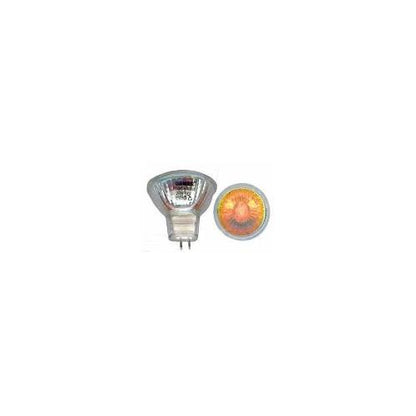 Bulbrite FTD/O 20 Watt Dimmable Color Light Halogen MR11, Bi-Pin GU4 Base, Orange