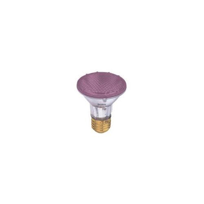 Bulbrite H50PAR20P 50 Watt Dimmable Colored Light Halogen PAR20, Medium Base, Pink