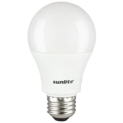 Sunlite 41379-SU LED A19 Light Bulb, 9.5 Watts (60W Equivalent), Medium Base (E26), Dimmable, 800 Lumens, UL Listed, Energy Star, 12 Pack, 50K - Super White