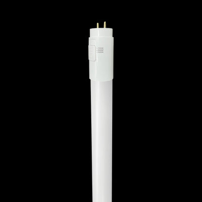 Luxrite LED 2' T8 3 Way Universal Light Tube, G13 Base, 8W, 960 Lumens, Color Selectable - 3500K/4000K/5000K, 83 CRI, Frosted White Finish, Dimmable (LR34231)