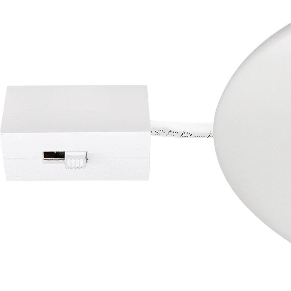Luxrite Surface Mount LED15/DISK6/3CCT/RD 3000K,4000K,50000K Cct Select