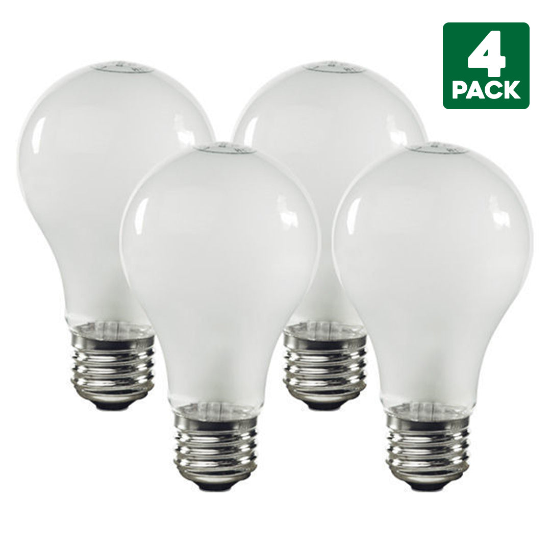 4-Pack Sylvania 100 Watt Standard White Incandescent Light Bulbs, Medium (E26) Base, A19 Shape, Indoor, 120 Volt, 1710 Lumens, Fully Dimmable, 100 CRI