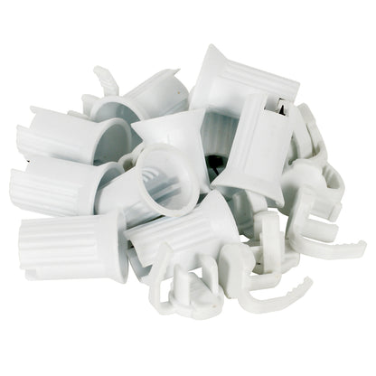 Vickerman 50 Pure White Wide Angle Coaxial Non-Rectified LED Light, 25' Long Christmas Light Strand.- 2 Pack