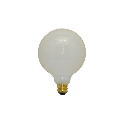 Bulbrite 60G40WH 60 Watt Incandescent G40 Globe, Medium Base, White