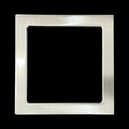 Luxrite Surface Mount 6" Square Slim Brushed Nickel Trim Finish, Pack of 5 (LR23685)
