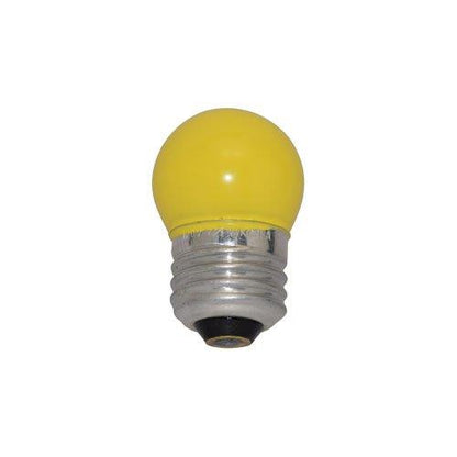 Bulbrite 7.5S11Y 7.5W Dimmable S11 Night Light Replacement Bulb, Medium Base, Yellow