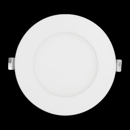 Luxrite 4" Fire Rated Canless Wafer Spotlight, 12W, 800 Lumens, Color Selectable - 2700K/3000K/3500K/4000K/5000K, 90 CRI, White Finish, Dimmable, Pack of 2 (LR23480)