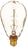 Bulbrite NOS25ST15/E12 25 Watt Nostalgic Incandescent Edison ST15, Vintage Spiral Filament, Candelabra Base, Antique Finish