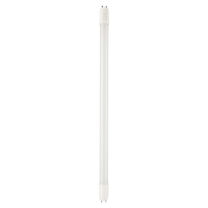 Luxrite LED 2' T8 Universal 11W Shatter Proof Ballast Compatible Light Tube, G13 Base, 1100 Lumens, 6500K - Daylight, 83 CRI, Frosted White Finish, Pack of 5  (LR34074)