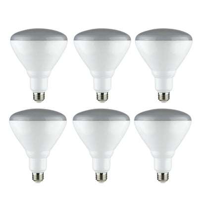 Sunlite LED BR40 Reflector 14W (60W Equivalent) Light Bulb Medium (E26) Base, Super White