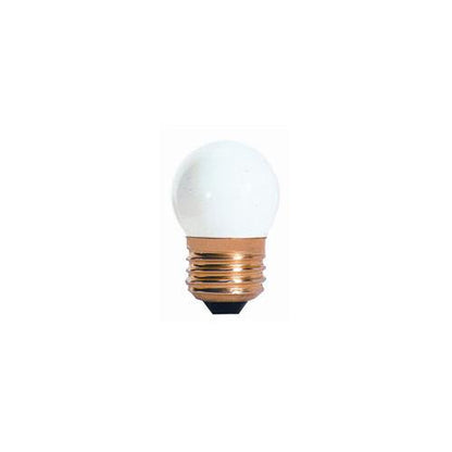 Bulbrite 7.5S7.5W 7.5W Dimmable S11 Night Light Replacement Bulb, Medium Base, White