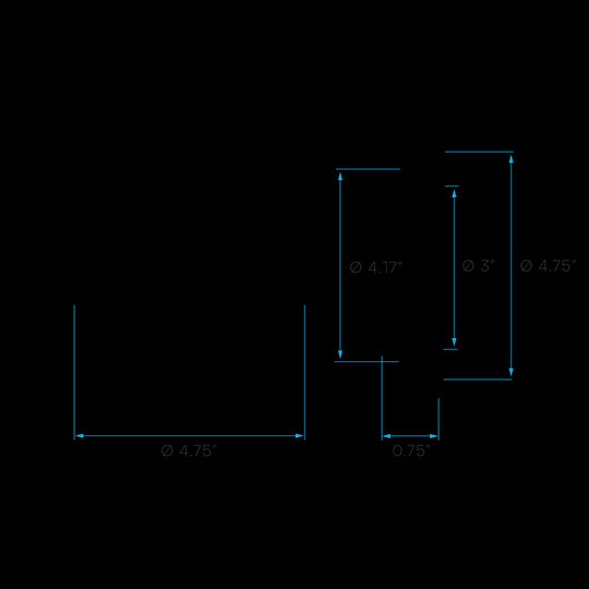 Luxrite LED 4" Mini Panel High Output Round Smooth Canless Wafer Spotlight, 12W, 950 Lumens, Color Selectable - 2700K/3000K/3500K/4000K/5000K, 80 CRI, White Finish, Dimmable (LR23741)