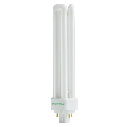 Bulbrite CF57T830/E 57 Watt Dimmable Compact Fluorescent T4 Triple Tube, 4-Pin GX24Q-5 Base, Soft White